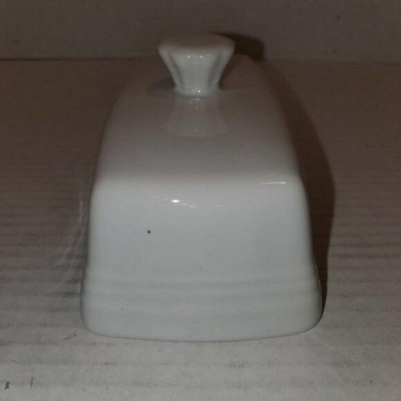 Fiestaware Fiesta CERAMIC Butter Dish Lid Cover Top Extra Large White - Picture 3 of 13